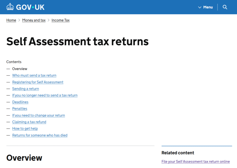 Sa110 SA110 Form | UK Non-Resident CGT Pages - ACG