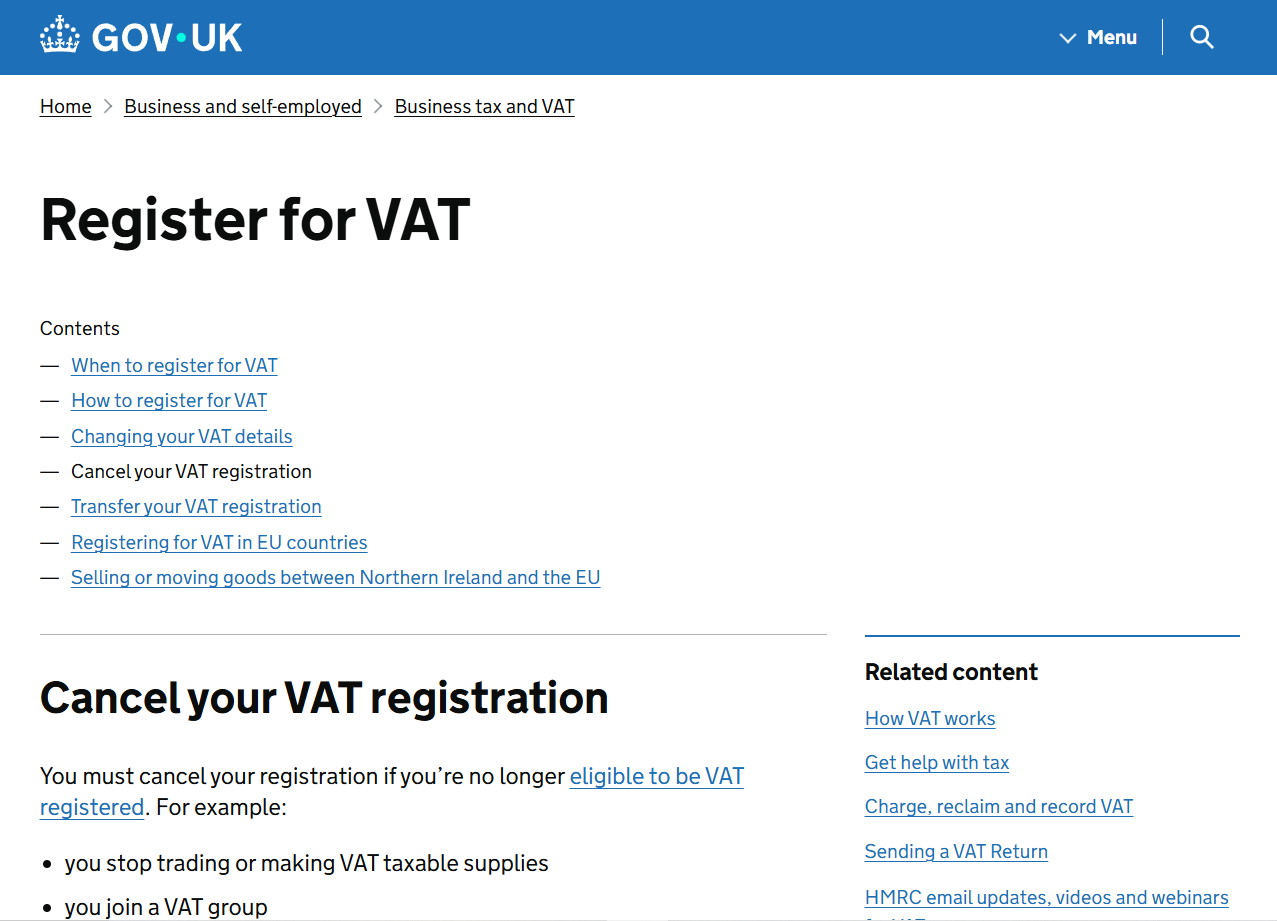 Vat 7 Return Form.pdf VAT7 Form | Deregister UK VAT - ACG