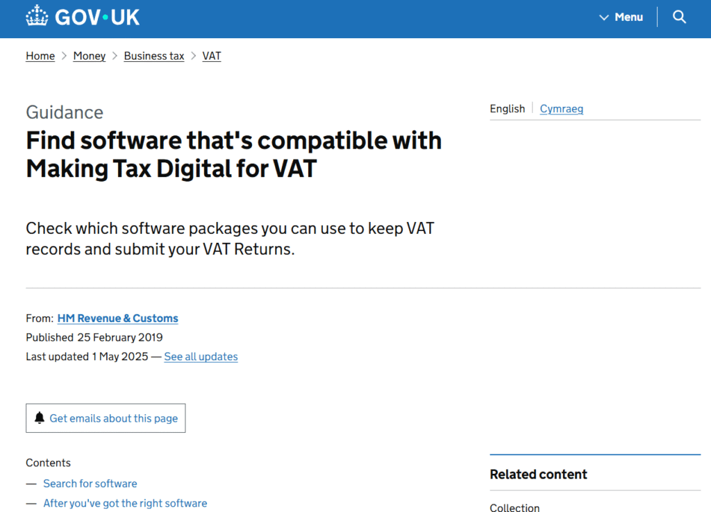 Tax consultant completing VAT100 nine-box VAT return for client