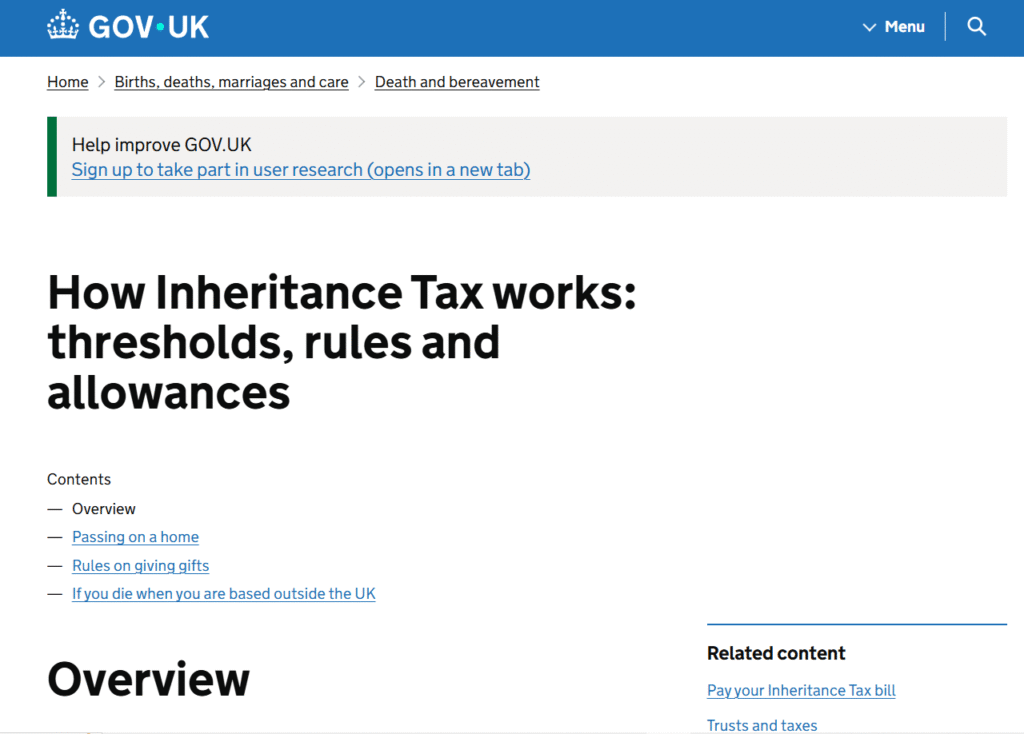 Tax consultant helping family complete IHT400 inheritance tax account