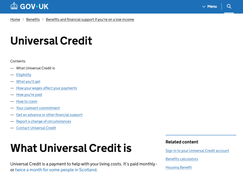 Tax consultant assisting client with HMRC tax credits application