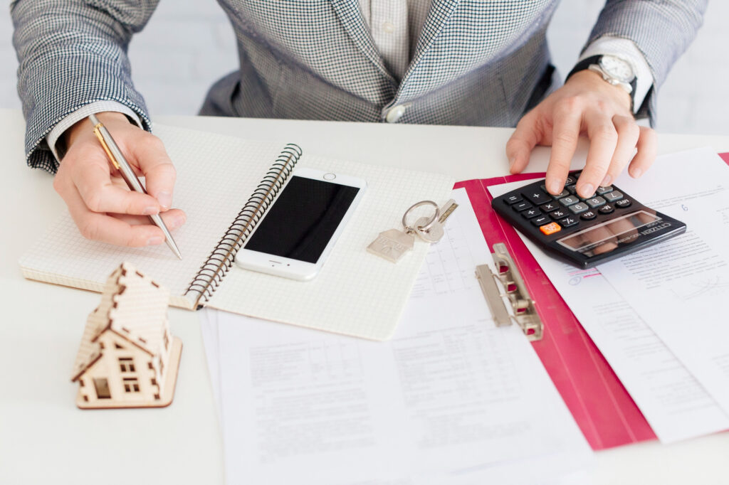 Property Tax Returns UK Accountant Working With Landlord Documents