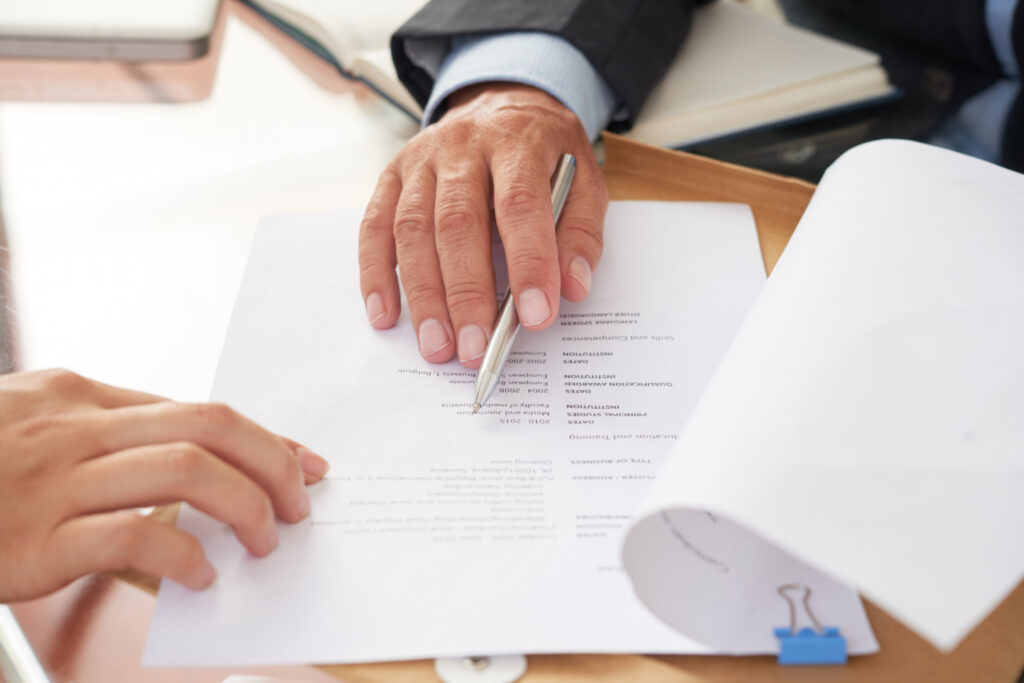 Reviewing documents for certified translation