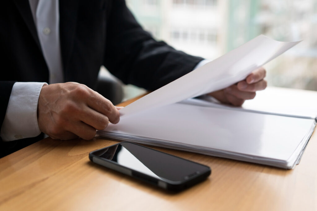 Checking original documents for certified copies