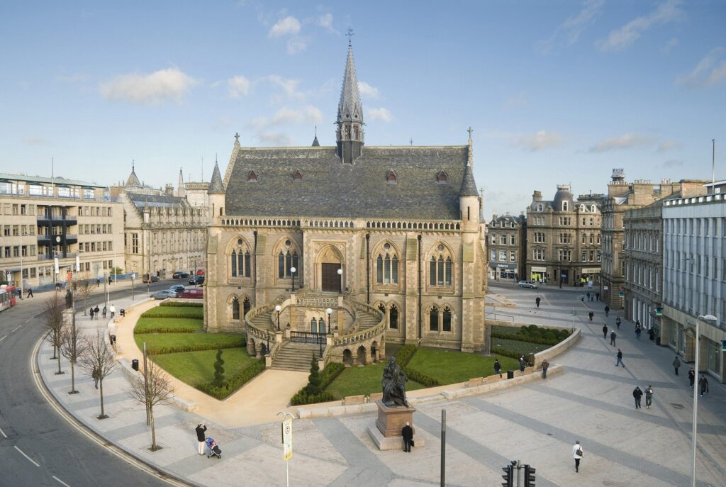 The McManus Art Gallery and Museum showcasing the history, art and culture of Dundee