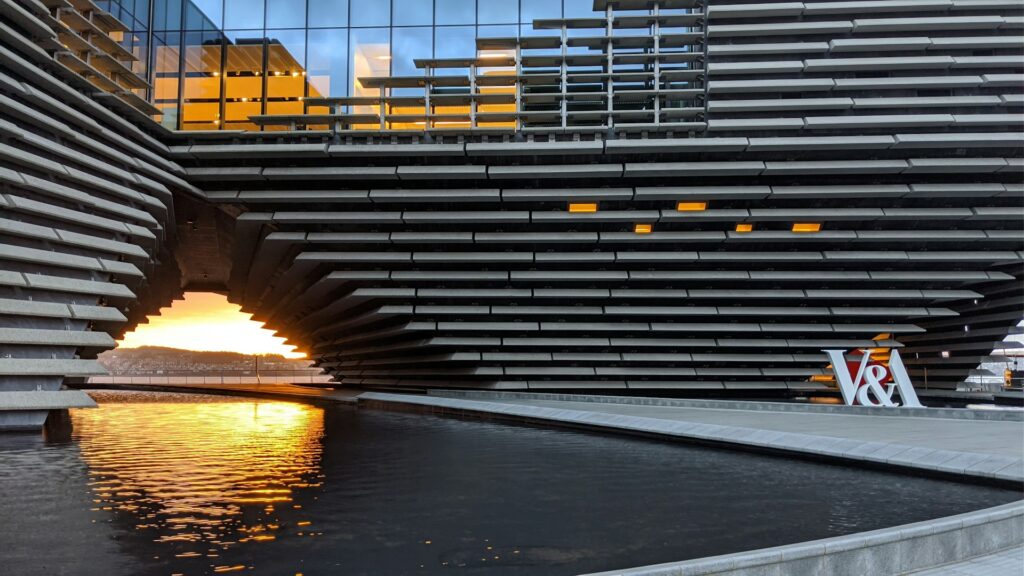 V&A Dundee museum and modern waterfront architecture