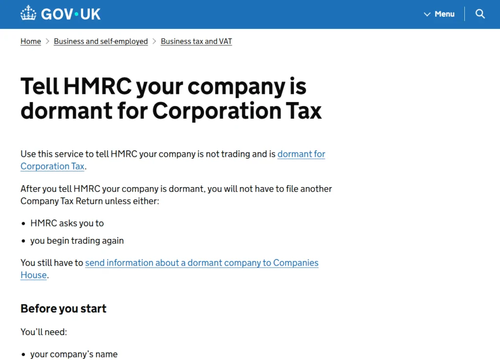 Accountant preparing CT600 in response to HMRC CT603 form