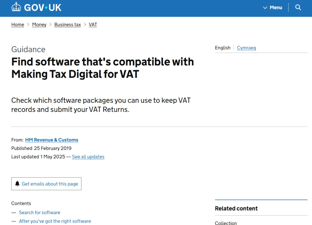 Tax consultant completing VAT100 nine-box VAT return for client
