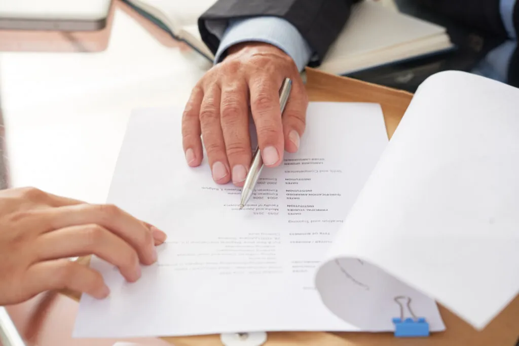 Reviewing documents for certified translation